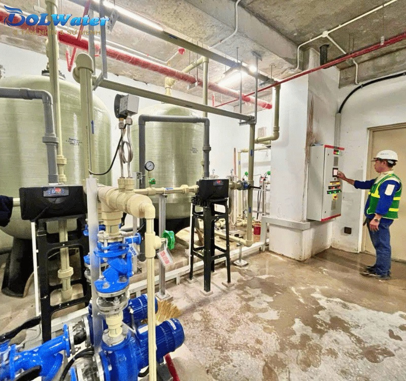 Công nghệ hệ thống xử lý nước cấp 600m3/ Ngày đêm đạt chuẩn QCVN 01-1:2018/BYT.